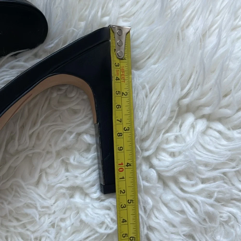 NEW Karl Lagerfeld - Black Amina Studded Heeled Mule - Picture 10 of 11